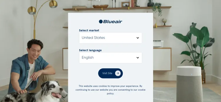 Screenshot Blueair