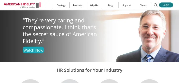 Screenshot American Fidelity Assurance Company