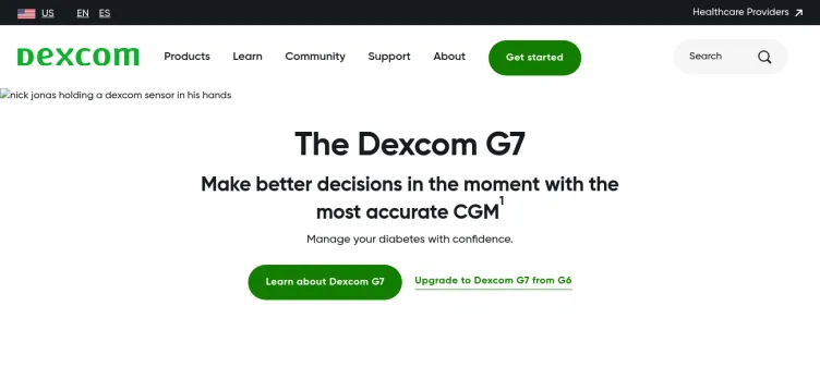 Screenshot Dexcom