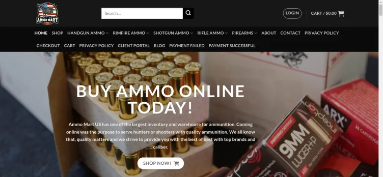 Screenshot Ammo Mart USA