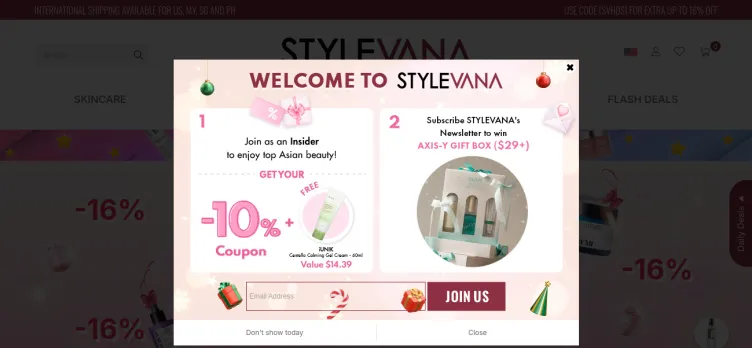 Screenshot Stylevana