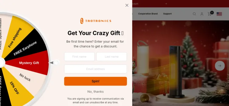 Screenshot Taotronics