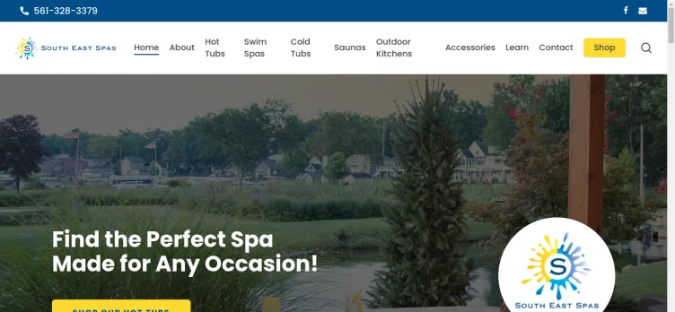 Screenshot South East Spas