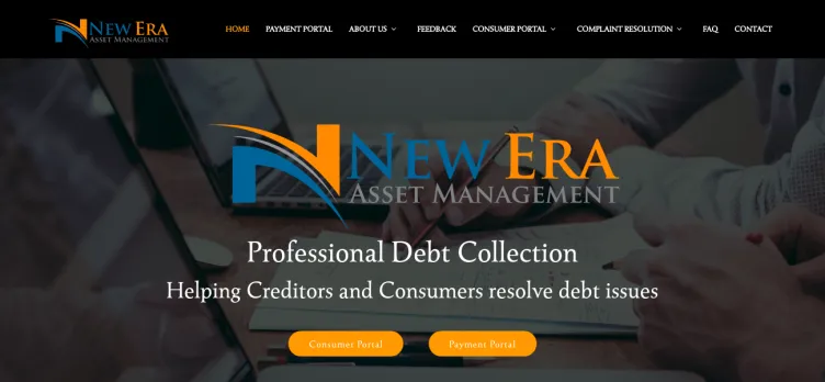 Screenshot New Era Asset Management