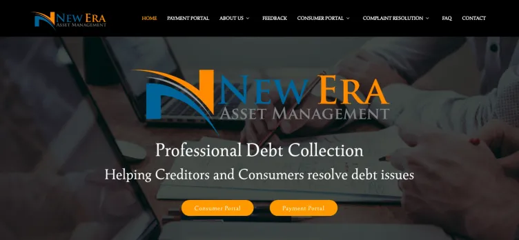 Screenshot New Era Asset Management