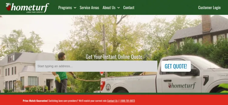 Screenshot Hometurf Lawn Care