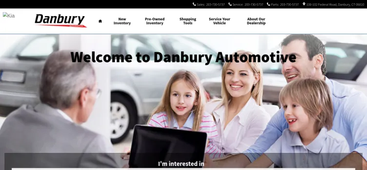 Screenshot Danbury Hyundai
