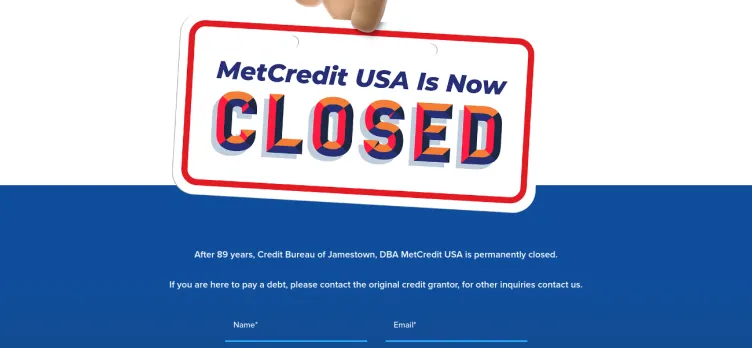 Screenshot MetCredit USA