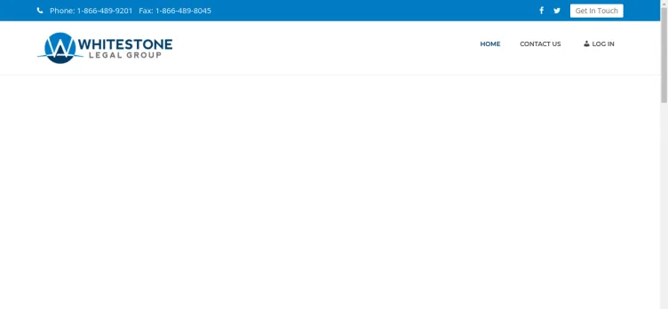 Screenshot Whitestone Legal Group