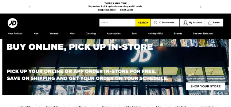 Screenshot JDSports