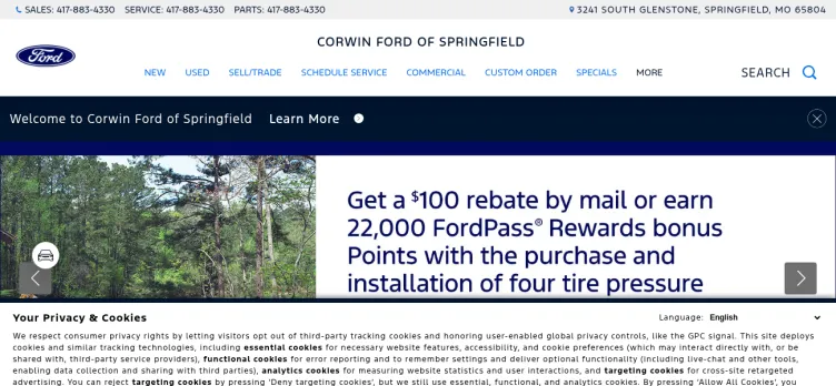 Screenshot Corwin Ford