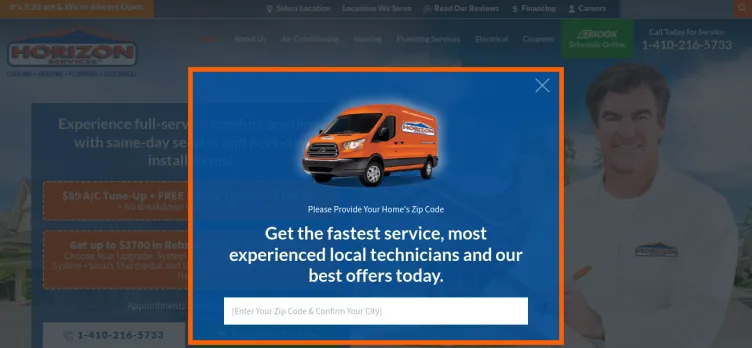 Screenshot Horizon Services