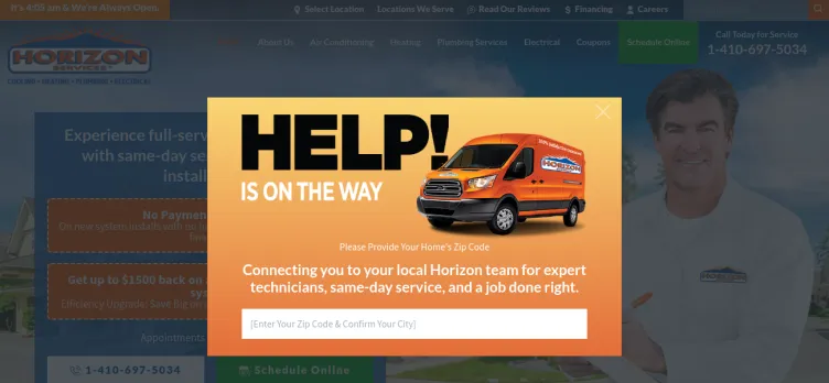 Screenshot Horizon Services