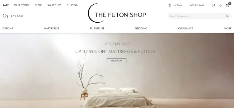 Screenshot Natural Home by The Futon Shop