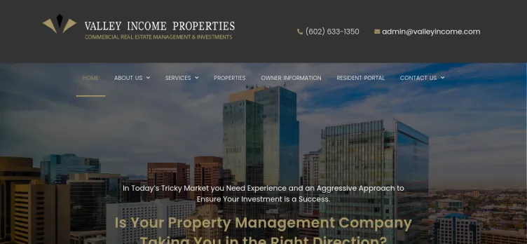 Screenshot Valley Income Properties