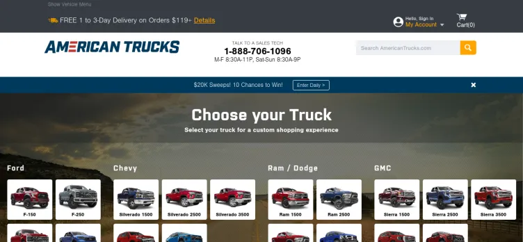 Screenshot American Trucks