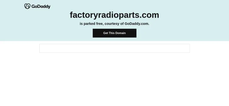 Screenshot Factory Radio Parts