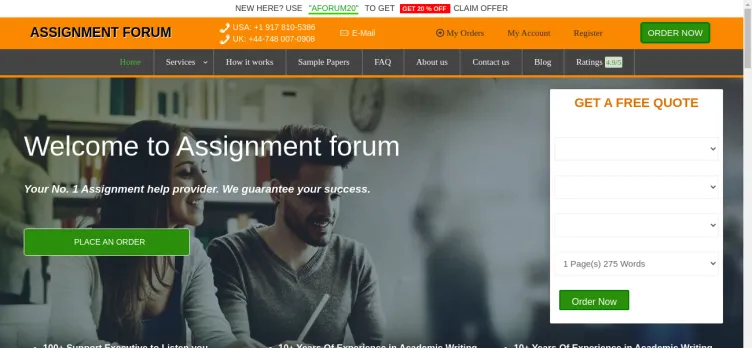Screenshot Assignment Forum