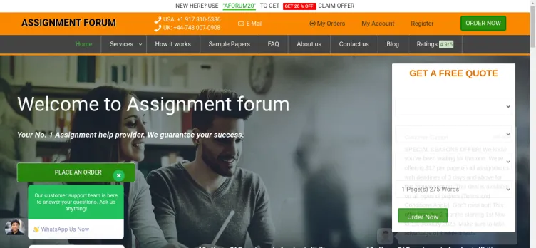 Screenshot Assignment Forum