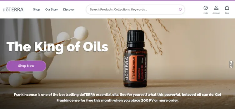 Screenshot doTERRA