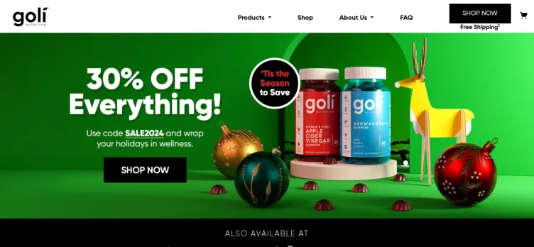 Screenshot Goli Nutrition