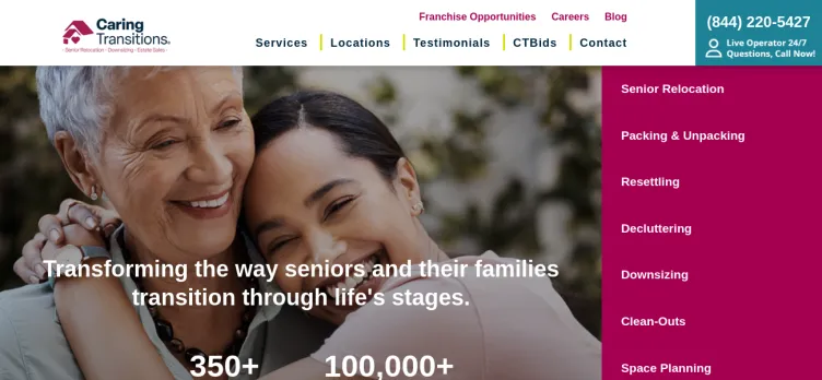 Screenshot Caring Transitions