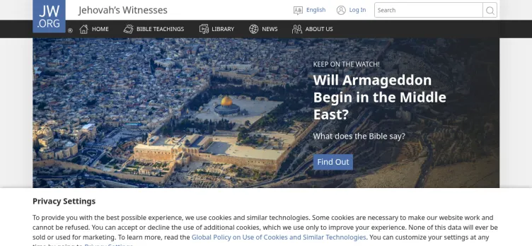 Screenshot JW.org