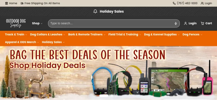 Screenshot Outdoor Dog Supply