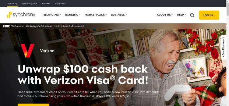 Screenshot Synchrony Financial