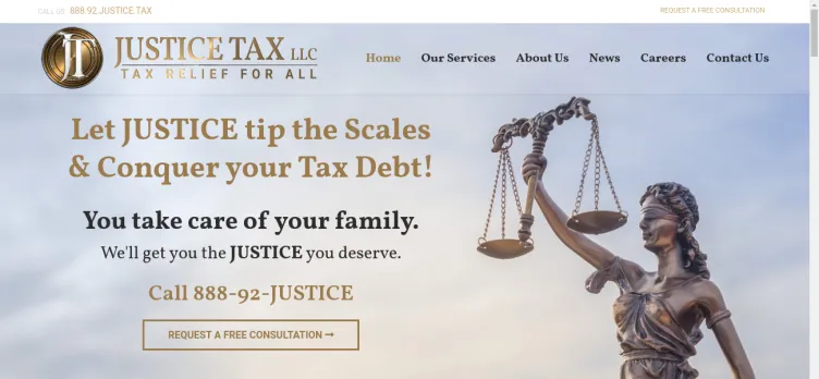 Screenshot Justice Tax