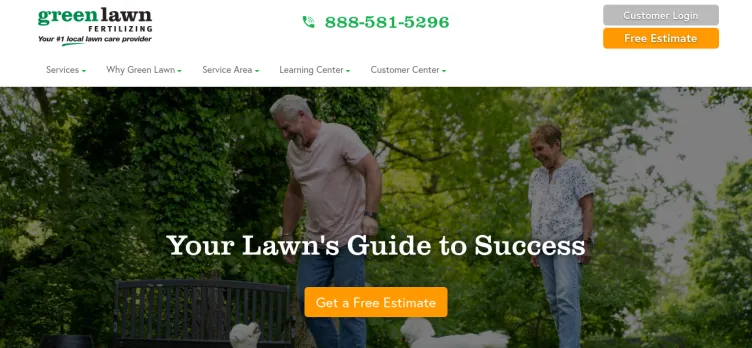 Screenshot Green Lawn Fertilizing