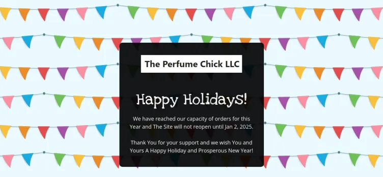 Screenshot Perfume Chick Galleria