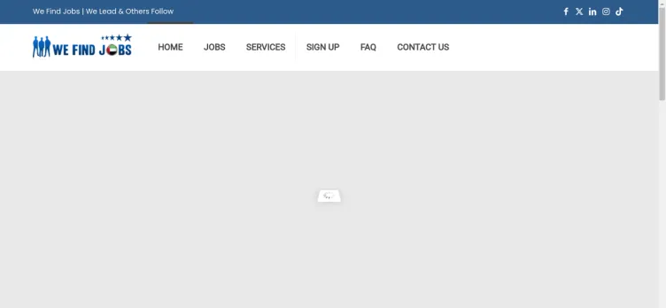 Screenshot We Find Jobs UAE