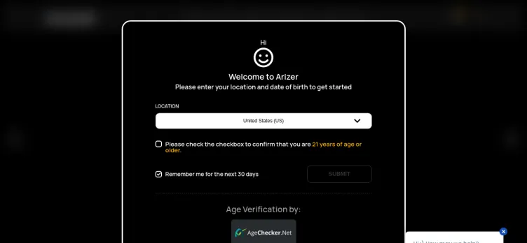 Screenshot Arizer