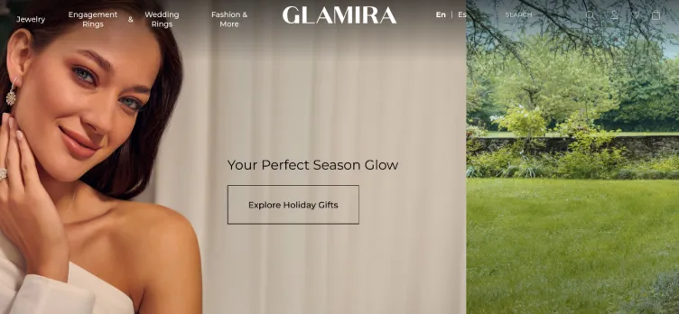 Screenshot Glamira.com