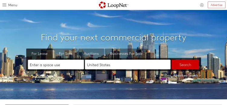 Screenshot LoopNet