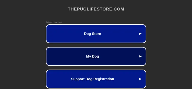 Screenshot The Pug Life Store