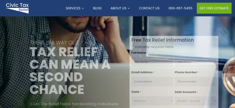 Screenshot Civic Tax Relief