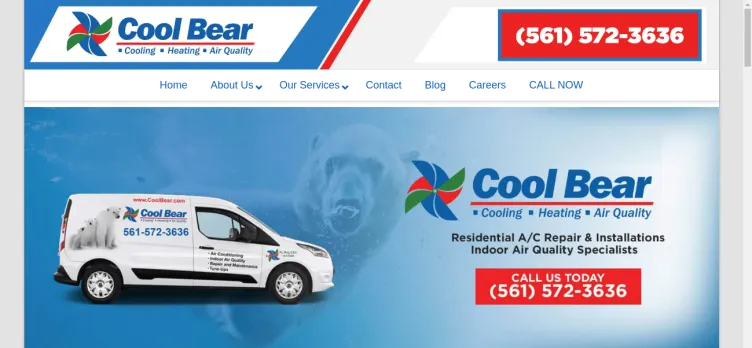 Screenshot Cool Bear Services