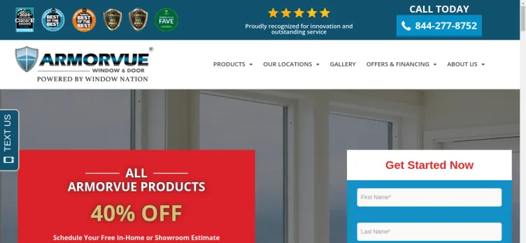 Screenshot Armorvue Window & Door of Palm Beach County