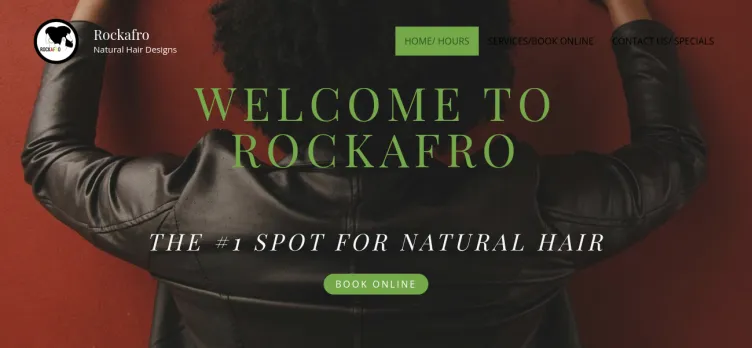 Screenshot Rockafro Natural Hair Designs