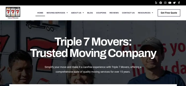 Screenshot Triple 7 Movers