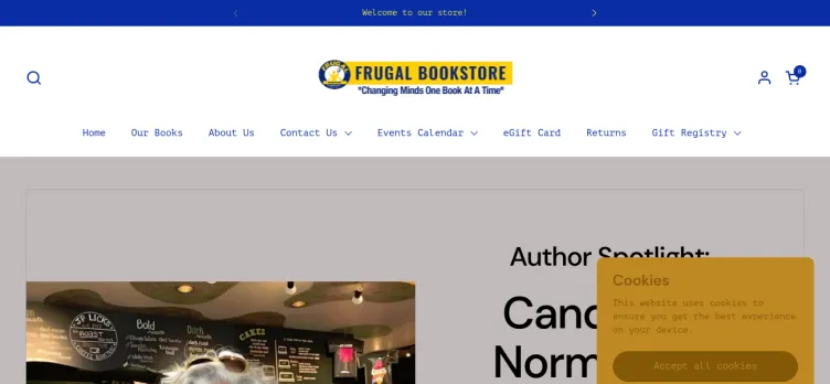 Screenshot Frugal Bookstore