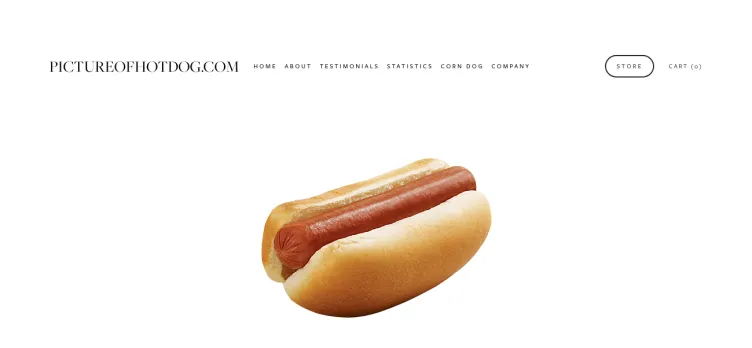 Screenshot Pictureofhotdog