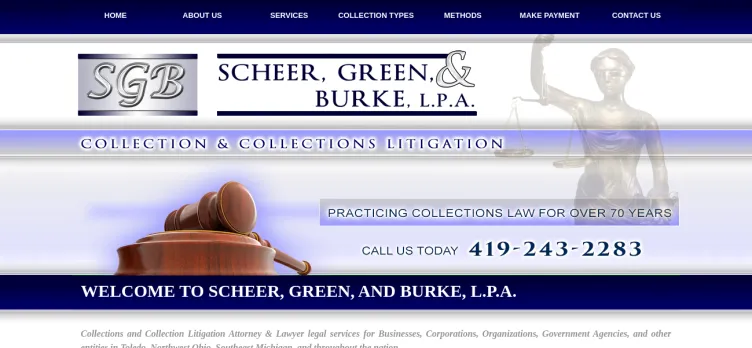 Screenshot Scheer, Green and Burke