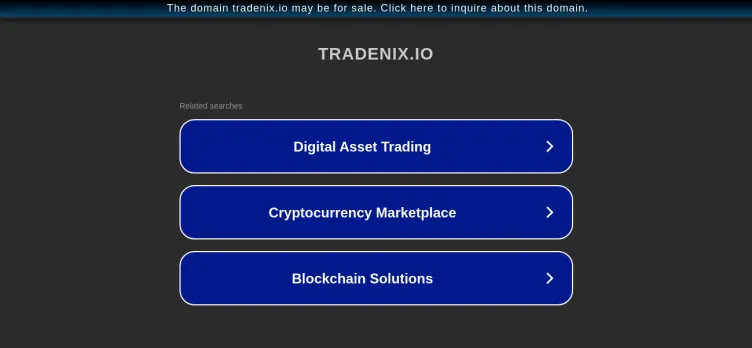 Screenshot Tradenix