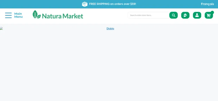 Screenshot Natura Market