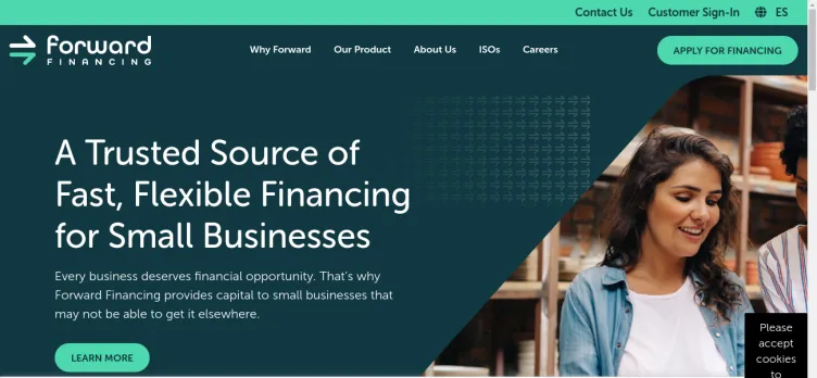 Screenshot Forward Financing