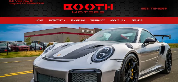 Screenshot Booth Motors