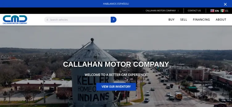Screenshot Callahan Motor Company
